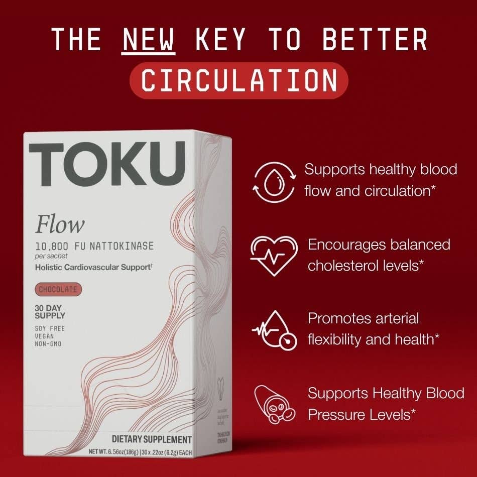 Flow | Nattokinase (10,800 FU): 30 days / Unflavored