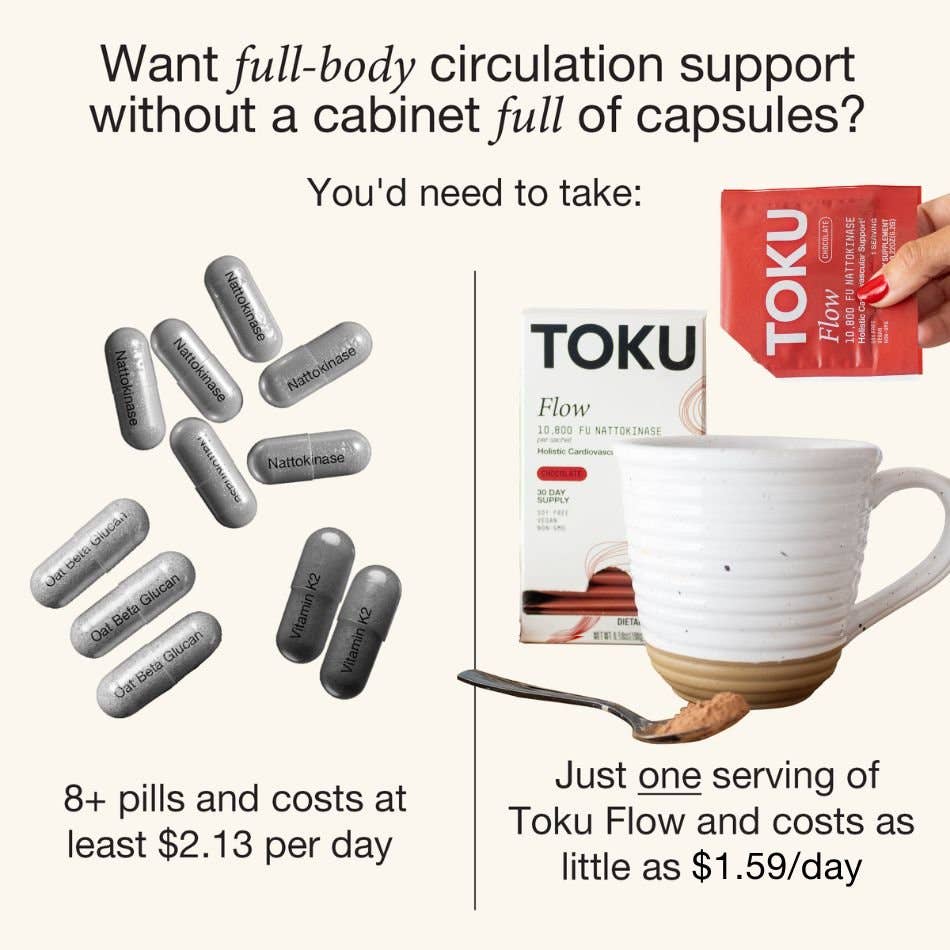 Flow | Nattokinase (10,800 FU): 30 days / Unflavored